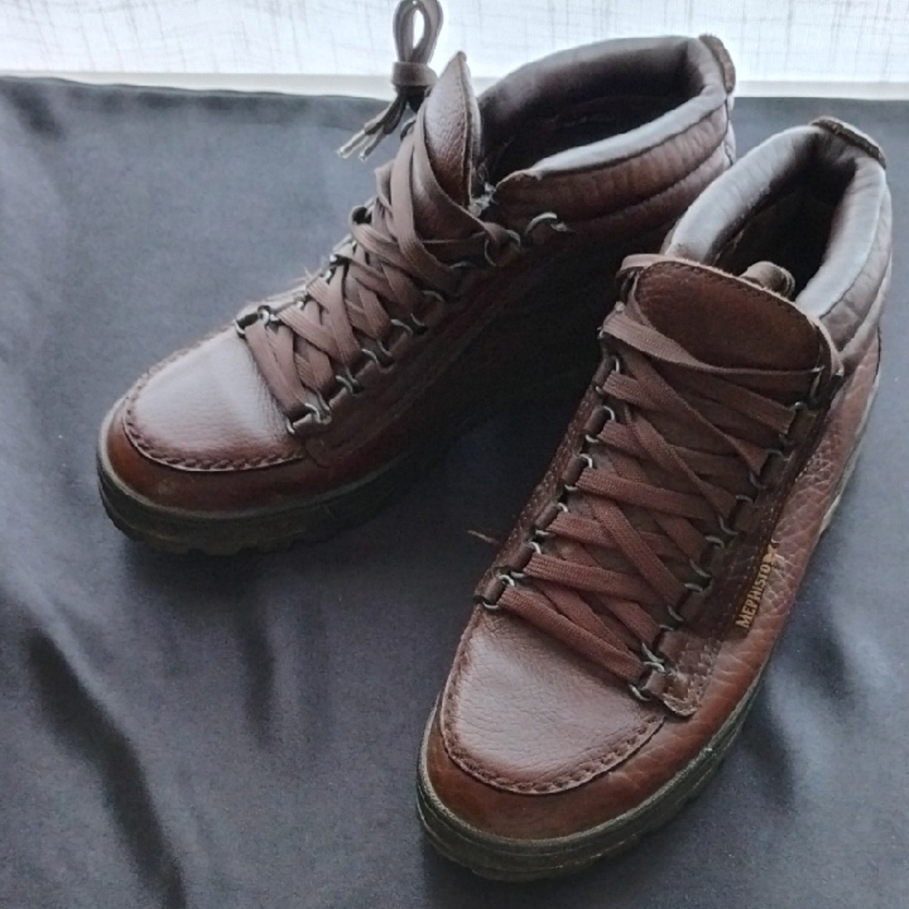 Mephisto Dark Brown Leather Boots